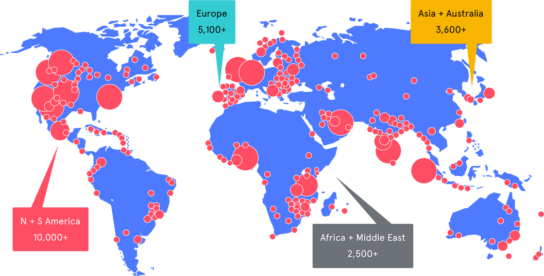 Global footprint